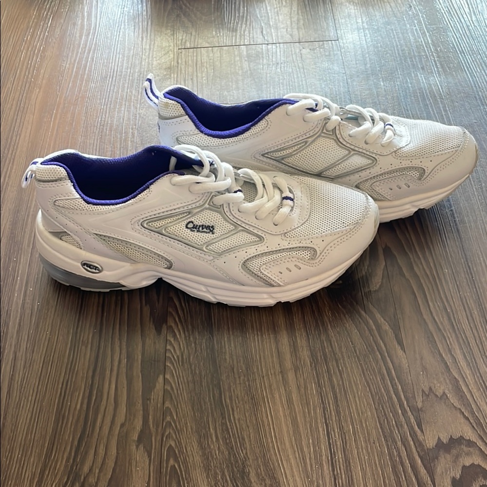 White Athletic Sneakers by Avia